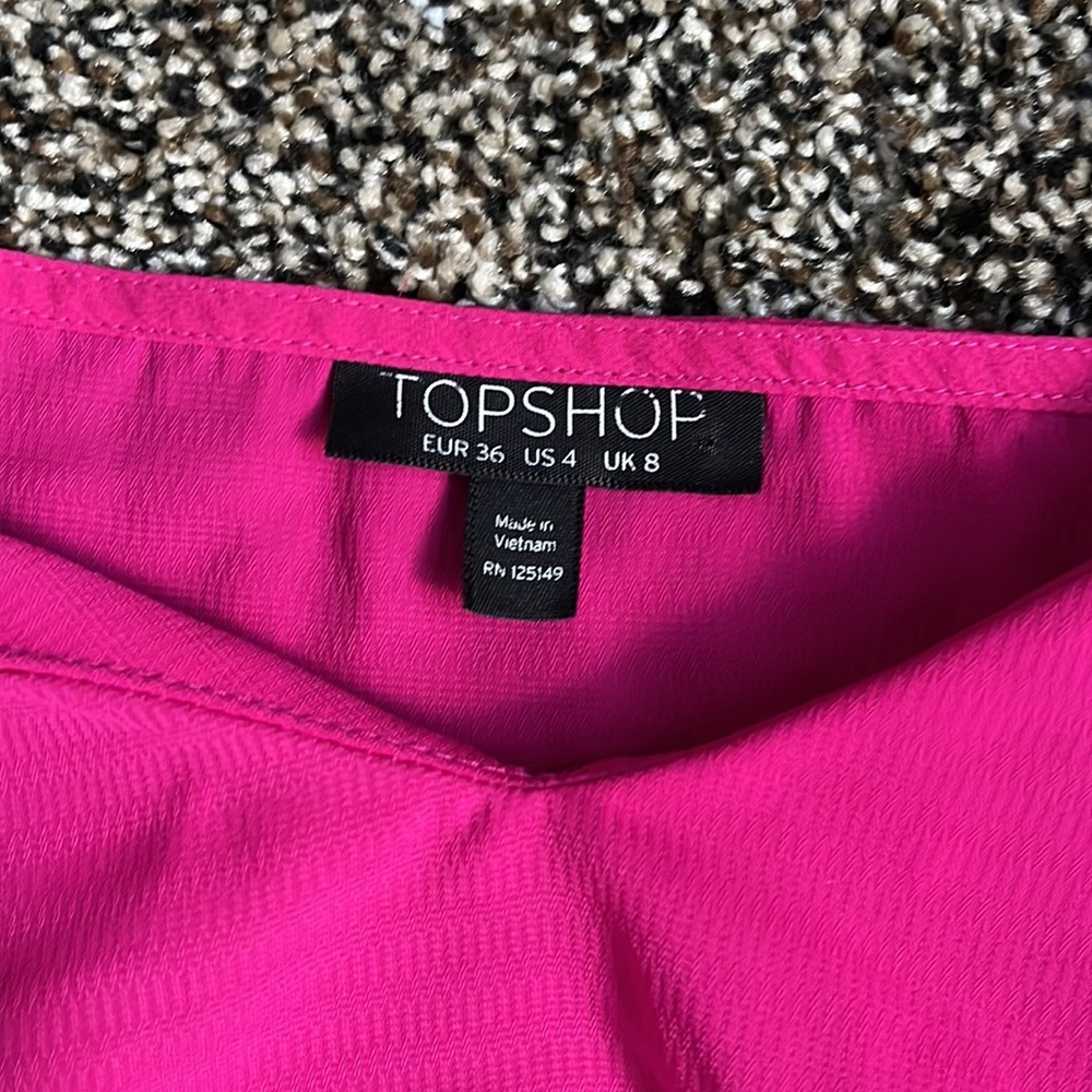Topshop Pink Tank Top, worn twice - Picture 3 of 4